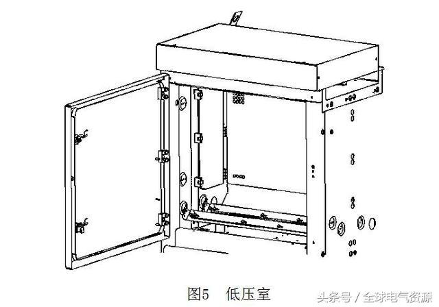 圖片和文本:高電壓開關柜結(jié)構(gòu)