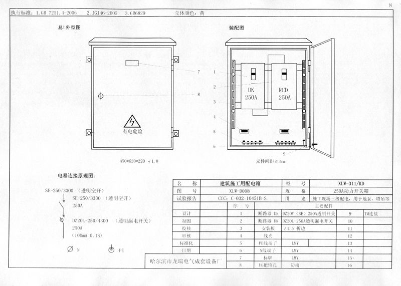 施工現場臨時用電配電箱(機柜)標準化配置圖集，只有這一個！